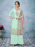 Green And Pink Lucknowi Ethnic Palazzo Suit