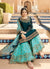 Peacock Blue Pakistani Gharara Suit