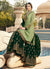 Green Ethic Embroidered Pakistani Gharara Suit