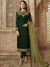 Green Embroidered Wedding Lehenga Kurti