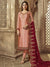 Peach And Red Wedding Lehenga Kurti