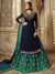 Deep Blue Party Wear Lehenga Suit 