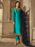 Turquoise And Blue Wedding Lehenga Kurti Set