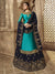 Turquoise And Blue Wedding Lehenga Kurti Set