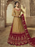 Red And Golden Party Wear Lehenga Suit