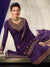 Purple Golden Traditional Churidar Suit