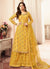 Yellow Embroidered Sharara