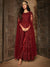 Red Mirror Pakistani Anarkali Pant Suit