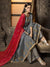 Grey And Red Pakistani Palazzo Suit