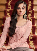 Pink And Grey Gharara Suit In usa