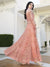 Peach And Green Anarkali Lehenga And Pant Suit