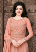 Peach Anarkali Suit In usa 