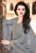 Grey Anarkali Suit In usa uk canada