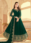 Green Golden Anarkali Suit In usa uk canada