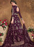 Wine Golden Anarkali Suit In usa uk canada