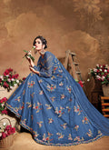 Blue Anarkali Suit In usa uk canada