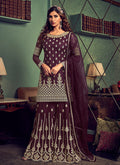 Magenta Traditional Sharara Suit