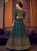 Deep Green Anarkali Pant Suit In usa uk canada