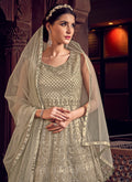 Silver Anarkali Suit In usa