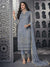 Light Blue Ethnic Embroidered Pakistani Pant Suit