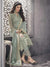 Teal All Ethnic Embroidered Pakistani Pant Suit