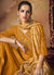 Yellow Zari Embroidered Palazzo Suit, Salwar kameez