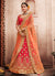 Red Golden Zari Embroidered Designer Lehenga Choli