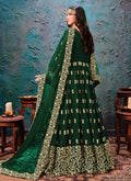 Dark Green Anarkali Suit In usa