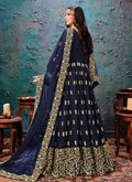 Dark Blue Anarkali Suit In usa 