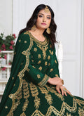 Green Embroidered Anarkali Suit In usa