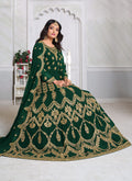 Green Embroidered Anarkali Suit In usa uk canada