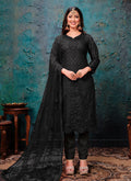 Black Embroidery Designer Salwar Kameez