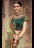 Green Dual Tone Zari Traditional Saree