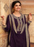 Wine Golden Indian Salwar Kameez In usa