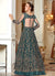 Turquoise Anarkali Lehenga Suit In usa uk canada