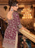 Indian Dresses - Wine and CreamPalazzo Salwar Suit