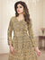 Olive Bridal Style Designer Kaliyaari Anarkali Suit