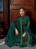 Indian Clothes - Green Pakistani Palazzo Suit